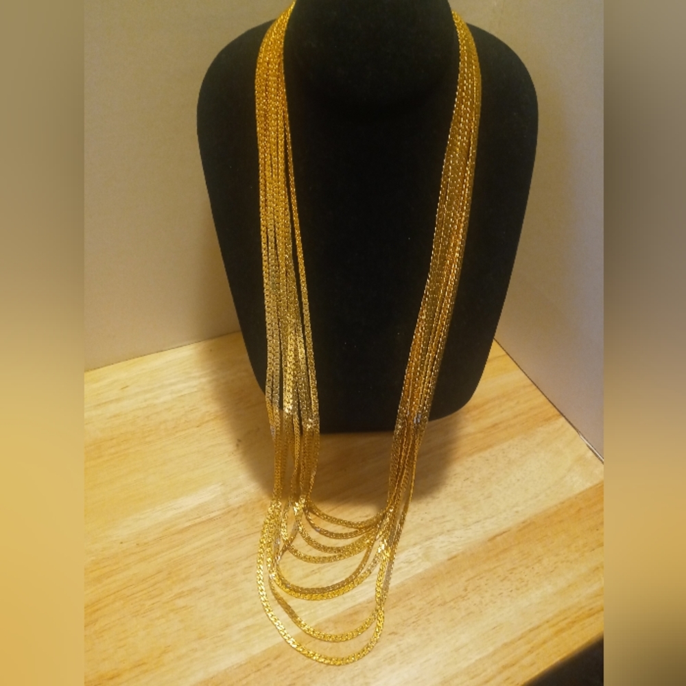 Vintage Monet 8 strand Necklace